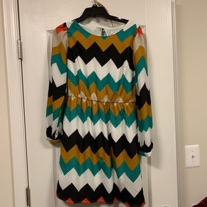 Perfect Fall Chevron Dress